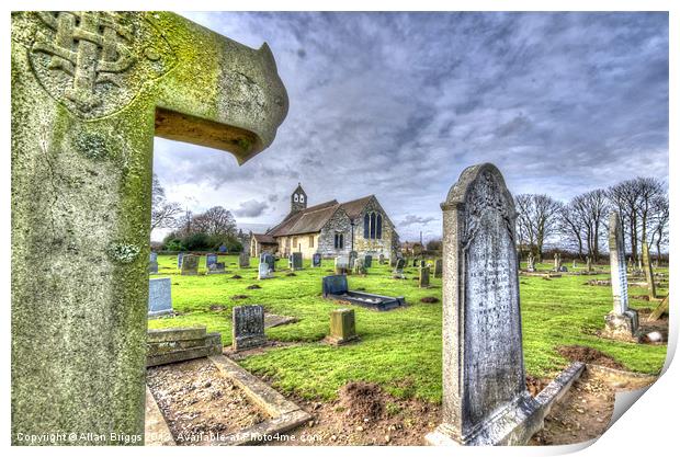 St Helens Church (Bilton-in-Ainsty) Print by Allan Briggs