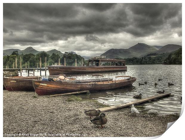 Lake Windermere Print by Allan Briggs