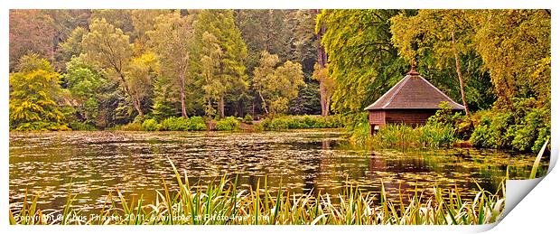 Loch Dunmore Boathouse 2 Print by Chris Thaxter
