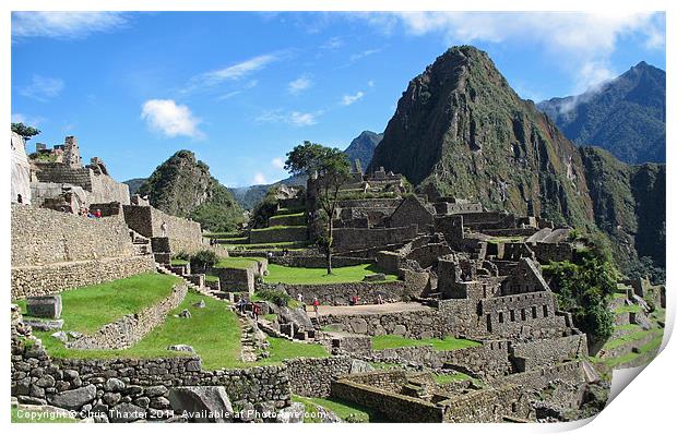Machu Picchu 2 Print by Chris Thaxter