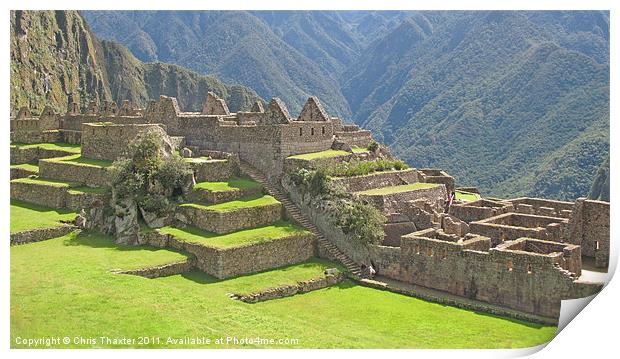 Machu Picchu 4 Print by Chris Thaxter