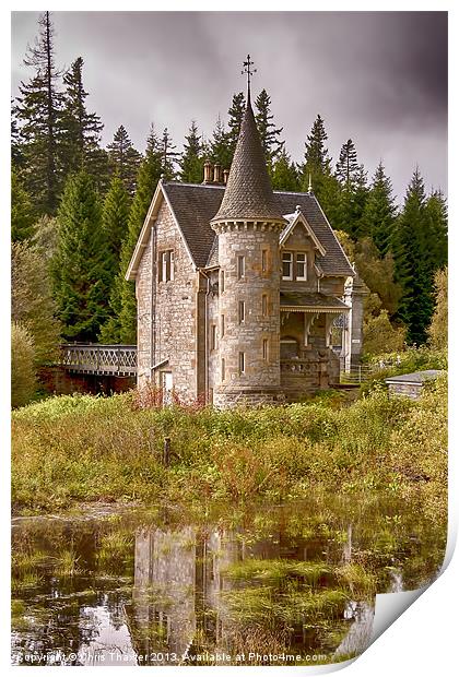 Enchanting Ardverikie Gatelodge Print by Chris Thaxter