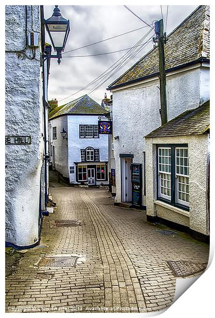 Fore Street Port Isaac Print by Chris Thaxter