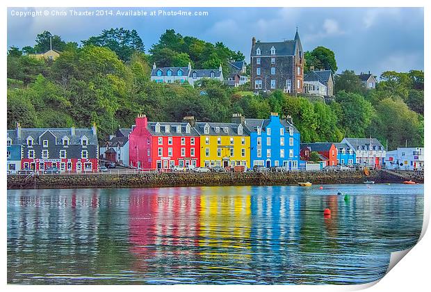 Tobermory Isle of Mull Print by Chris Thaxter
