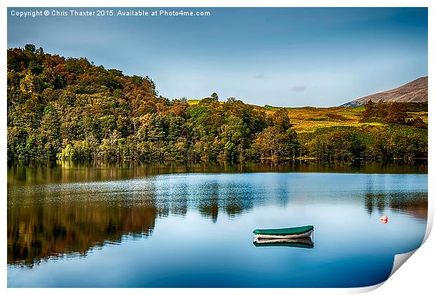  Loch Awe Reflections Print by Chris Thaxter