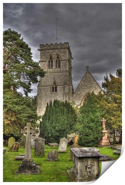 St John the Evangalist Stanmore Print by Chris Thaxter