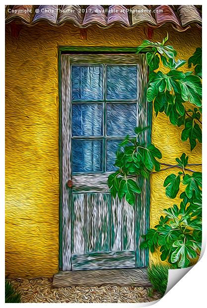 The Door Print by Chris Thaxter