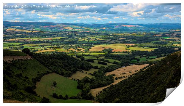 Brecons View Print by Chris Thaxter
