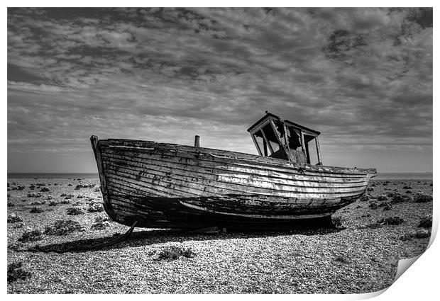 Dungeness Boat Days gone By Print by Chris Thaxter