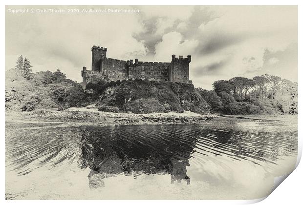 Duvegan Castle 2 Print by Chris Thaxter