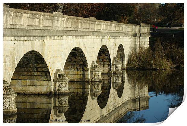 Reflected Arches Print by Mark Hobson
