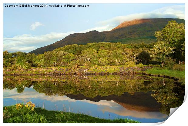 Reflections on Loch Etive Print by Bel Menpes