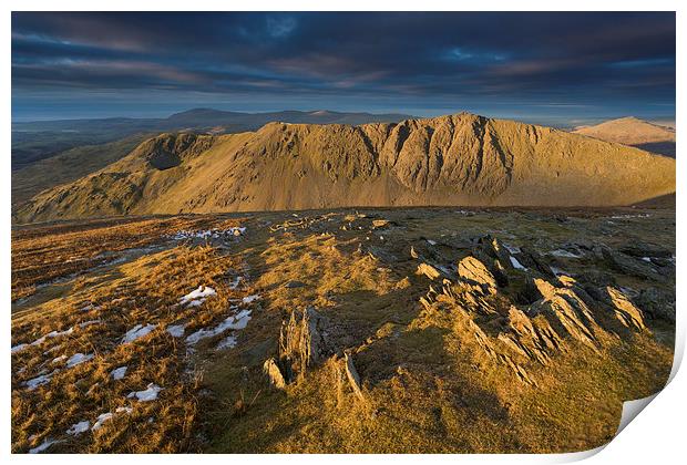 Dow Crag Print by James Grant
