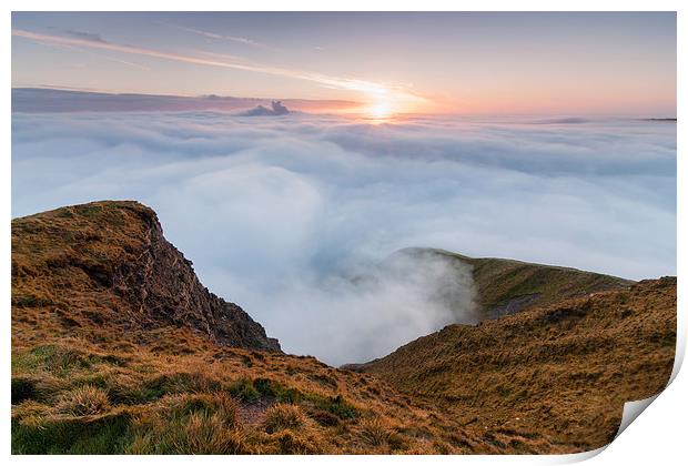  Mam Tor Inversion Print by James Grant