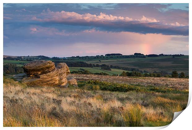  Three Ships, Birchen Edge Print by James Grant