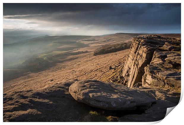  Stanage Edge Print by James Grant