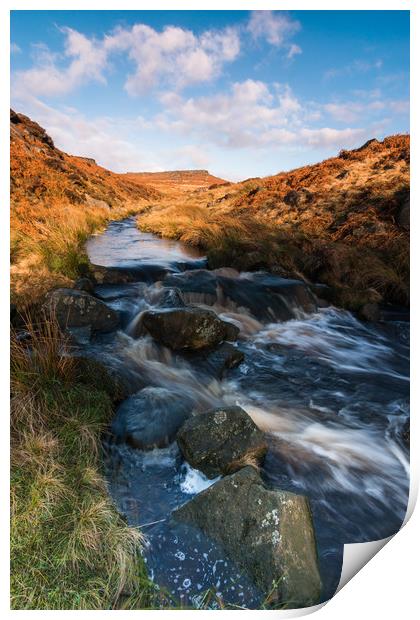 Burbage Brook Print by James Grant