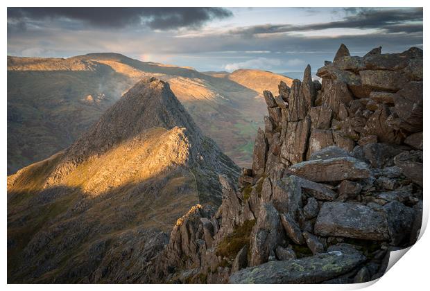 Bristly Ridge to Tryfan  Print by James Grant