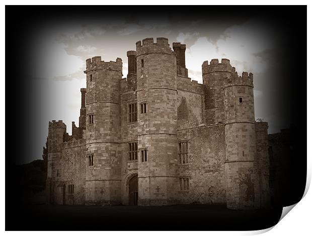 Titchfield Abbey Print by kelly Draper