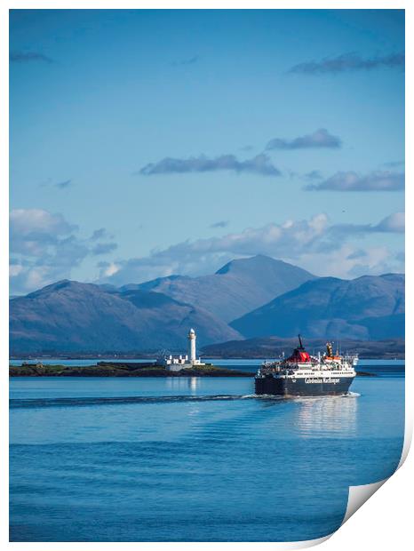 Serene Skye Boat Journey Print by Stuart Jack