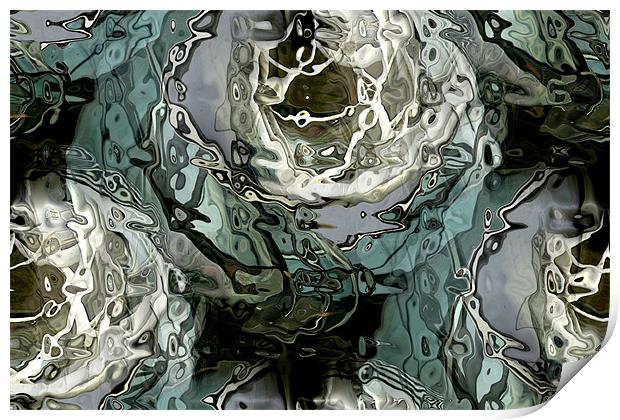 abstract reflections Print by Heather Newton