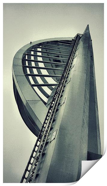  Spinnaker Tower Print by Heather Newton
