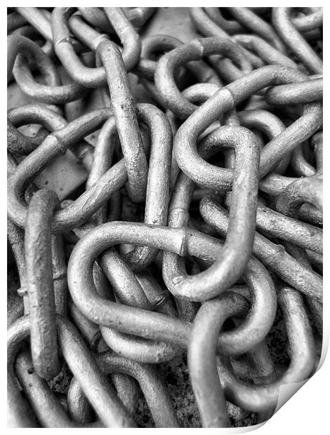 chains Print by Heather Newton
