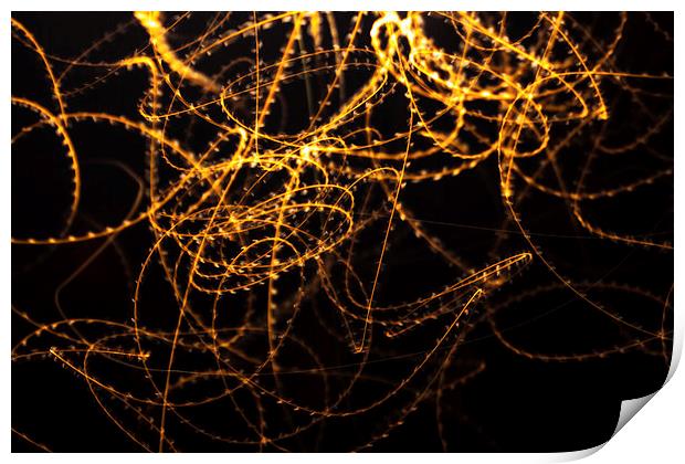 mosquitos in light Print by Craig Lapsley