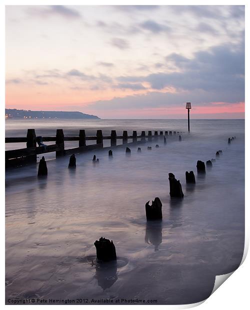 Dawlish Warren at Dawn Print by Pete Hemington