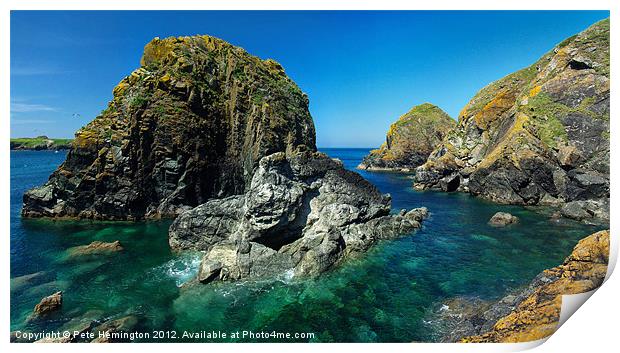 Mullion in Cornwall Print by Pete Hemington