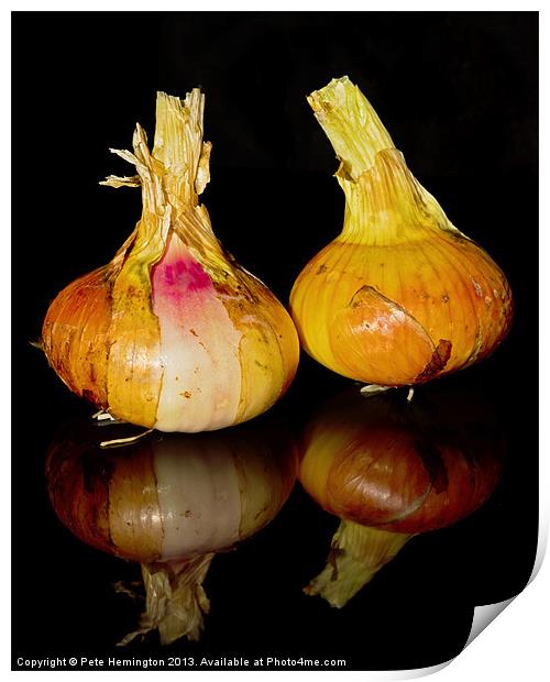 Onions Print by Pete Hemington