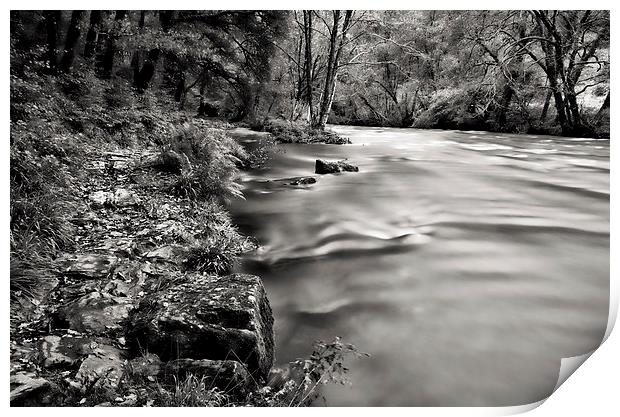 River Barle Exmoor Print by Pete Hemington