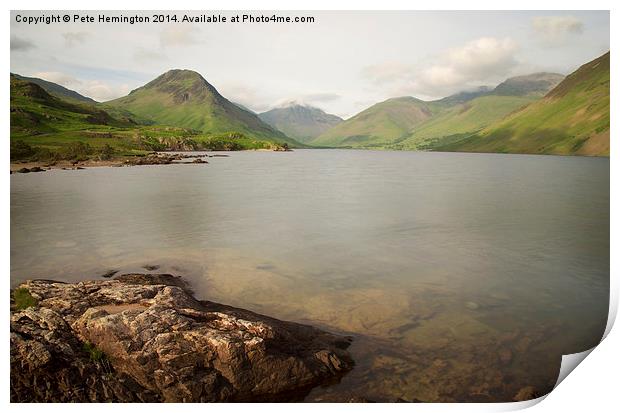 Wast water Print by Pete Hemington