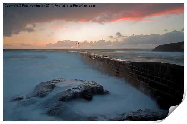  Porthleven in Cornwall Print by Pete Hemington