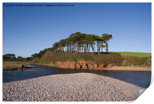 Budleigh Salterton Print by Pete Hemington