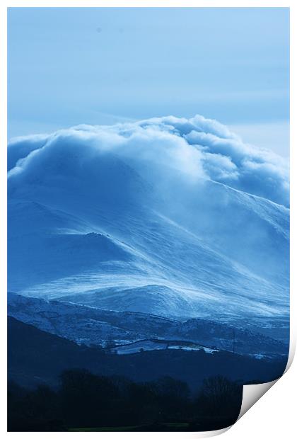 Magical Mountains II Print by lucy devereux