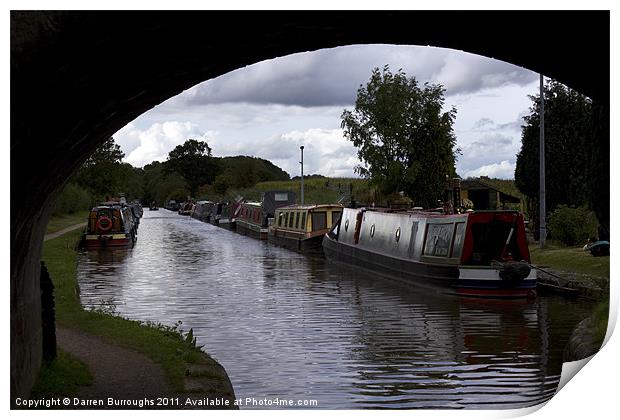 Norbury Junction, Shropshire Union Canal. Print by Darren Burroughs