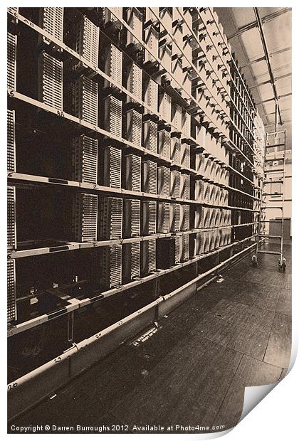 The Telephone Exchange Print by Darren Burroughs