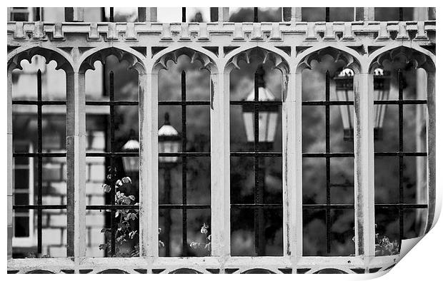  Cambridge University Kings college Print by Darren Burroughs