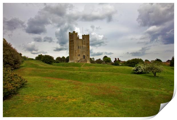 Orford Castle  Print by Darren Burroughs
