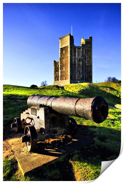 Orford castle Print by Darren Burroughs