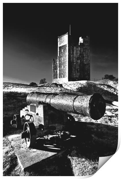 Orford castle Print by Darren Burroughs