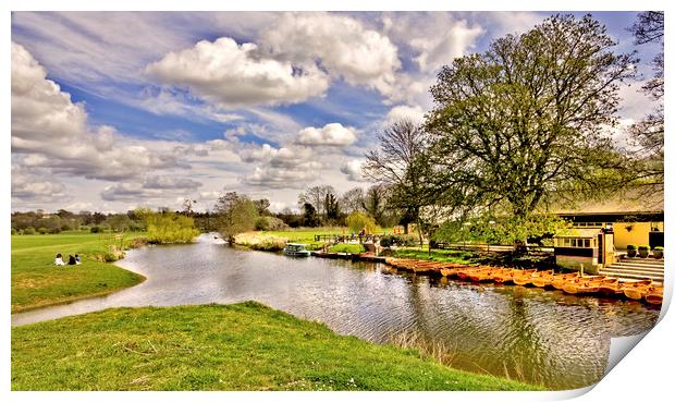 Constable Country Dedham. Print by Darren Burroughs