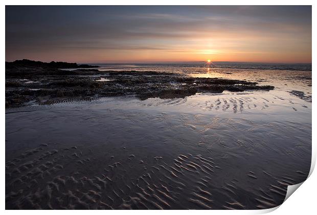 A Solway Sunrise Print by Steve Glover