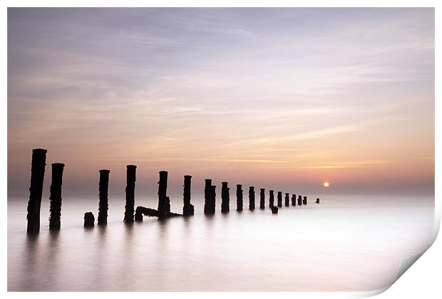 A New Day - Spurn Point Print by Steve Glover