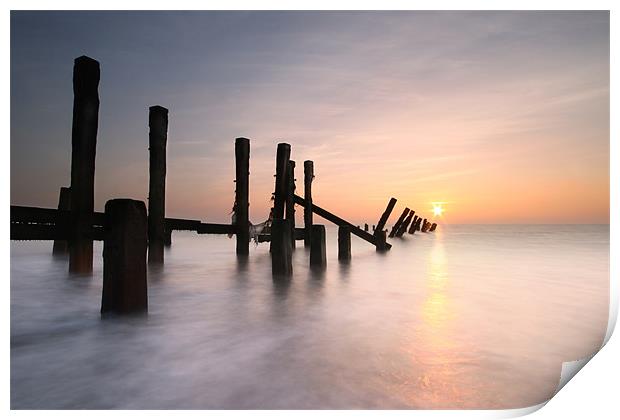 Defending The Spurn Print by Steve Glover