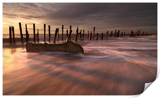 Day Break At The Spurn Print by Steve Glover