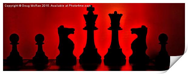  chess  Print by Doug McRae