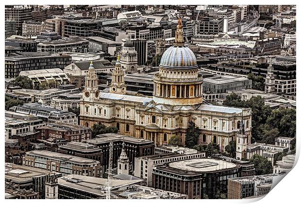  St Paul's Cathedral Print by Doug McRae