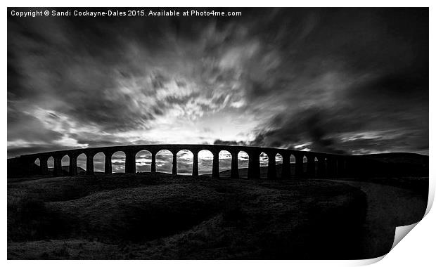  Eerie, Atmospheric Ribblehead Viaduct Print by Sandi-Cockayne ADPS